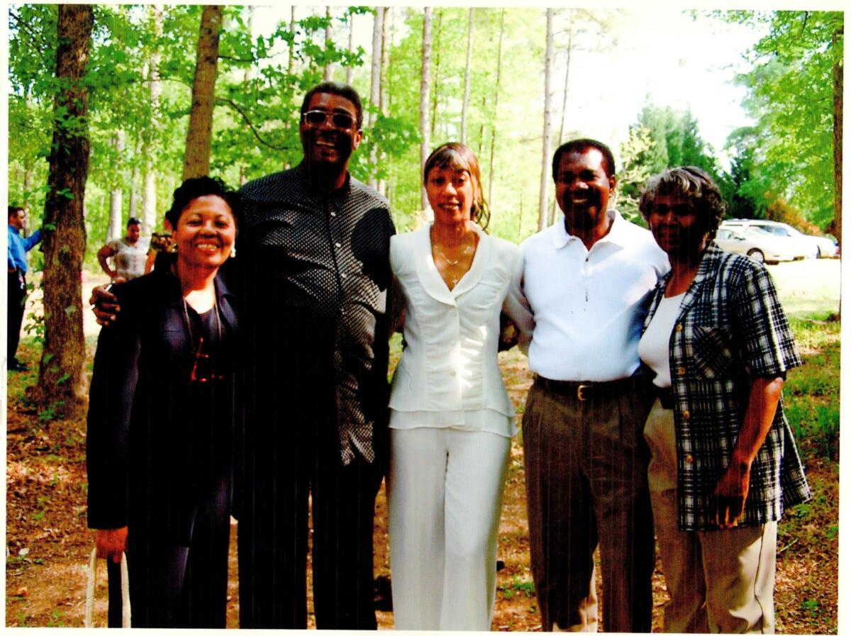 Harvey Wilmer with Carver-Hill High Schoolmates