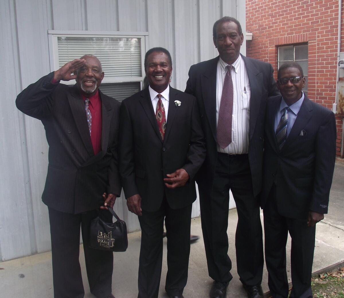 Harvey Wilmer with Carver-Hill  High Schoolmates. 